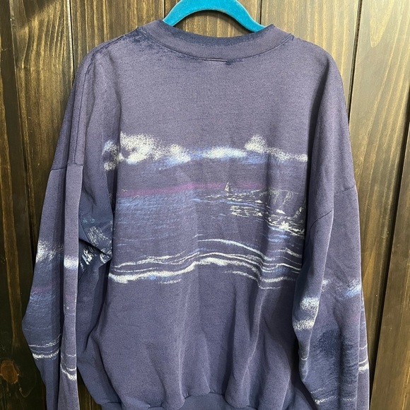Vintage Crewneck-Hood Canal Graphic Sweatshirt - Picture 14 of 15